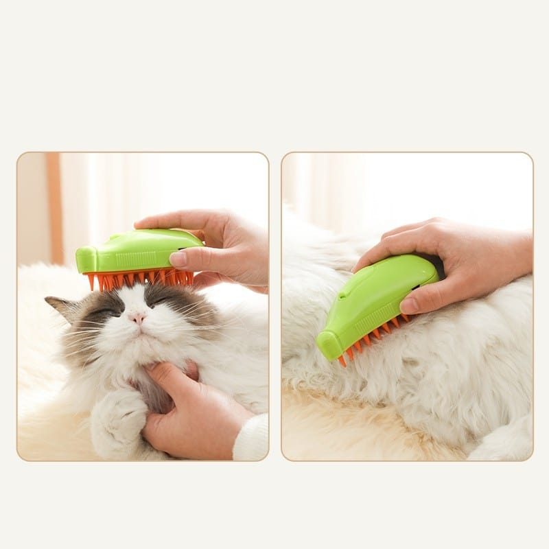 3 In 1 Pet Steam Brush Cat Dog Cleaning Steamy Spray Massage Beauty Comb Hair Removal Grooming Supplies Pets Accessories - Xpressa