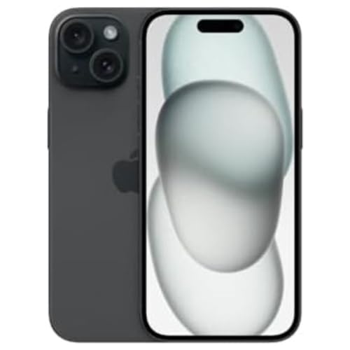Apple iPhone 15, 128GB, Black - Unlocked (Renewed Premium)