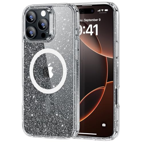 ESR for iPhone 16 Pro Max Case, Compatible with MagSafe, Shockproof Military-Grade Protection, Magnetic Phone Case for iPhone 16 Pro Max 6.9 inch, Clear