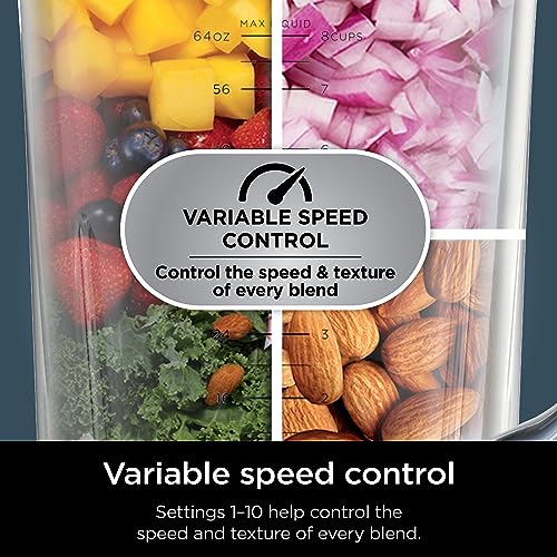 Ninja TB401 Detect Kitchen System Power Blender + Processor Pro, BlendSense Technology, Blender, Chopping & Smoothies, 1800 Peak Watts, 72 oz. Pitcher, 64 oz. Food Processor, 24 oz. To-Go Cup, Black