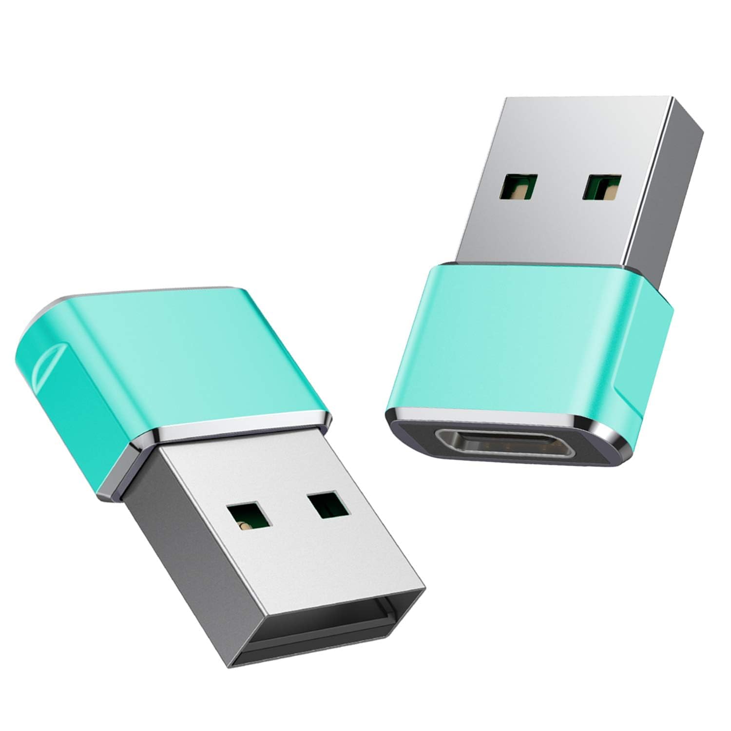 Basesailor USB to USB C Adapter for iPhone 16 Charger 2Pack,USBC Female to A Male OTG Type C Converter for Apple Watch Ultra iWatch 7 8 9 10,iPhone 15 14 13 Plus Pro Max,AirPods,iPad,Car,Samsung S24