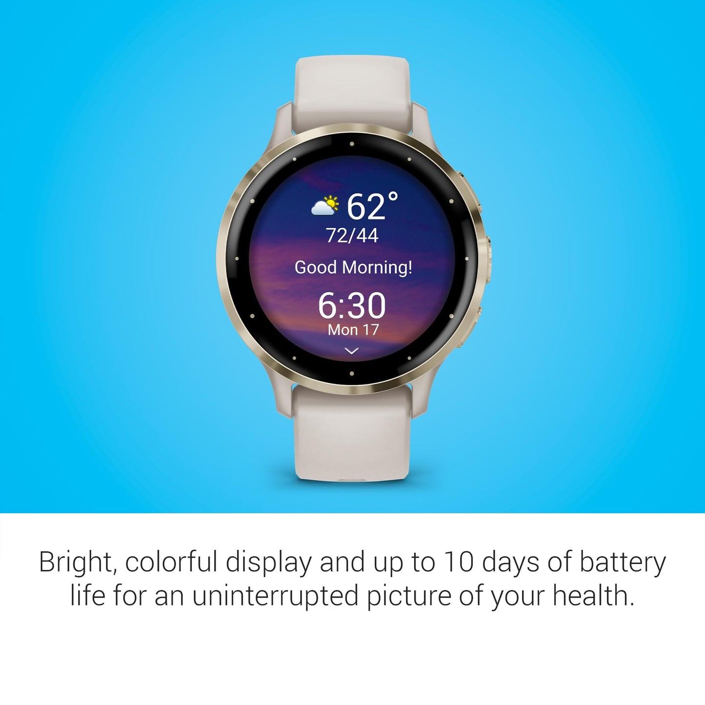 Garmin Venu 3, Smartwatch GPS con Pantalla AMOLED, Negro | Funciones avanzadas de salud y estado físico, duración de la batería de hasta 14 días, monitoreo de energía de la batería corporal con paquete de energía exclusivo
