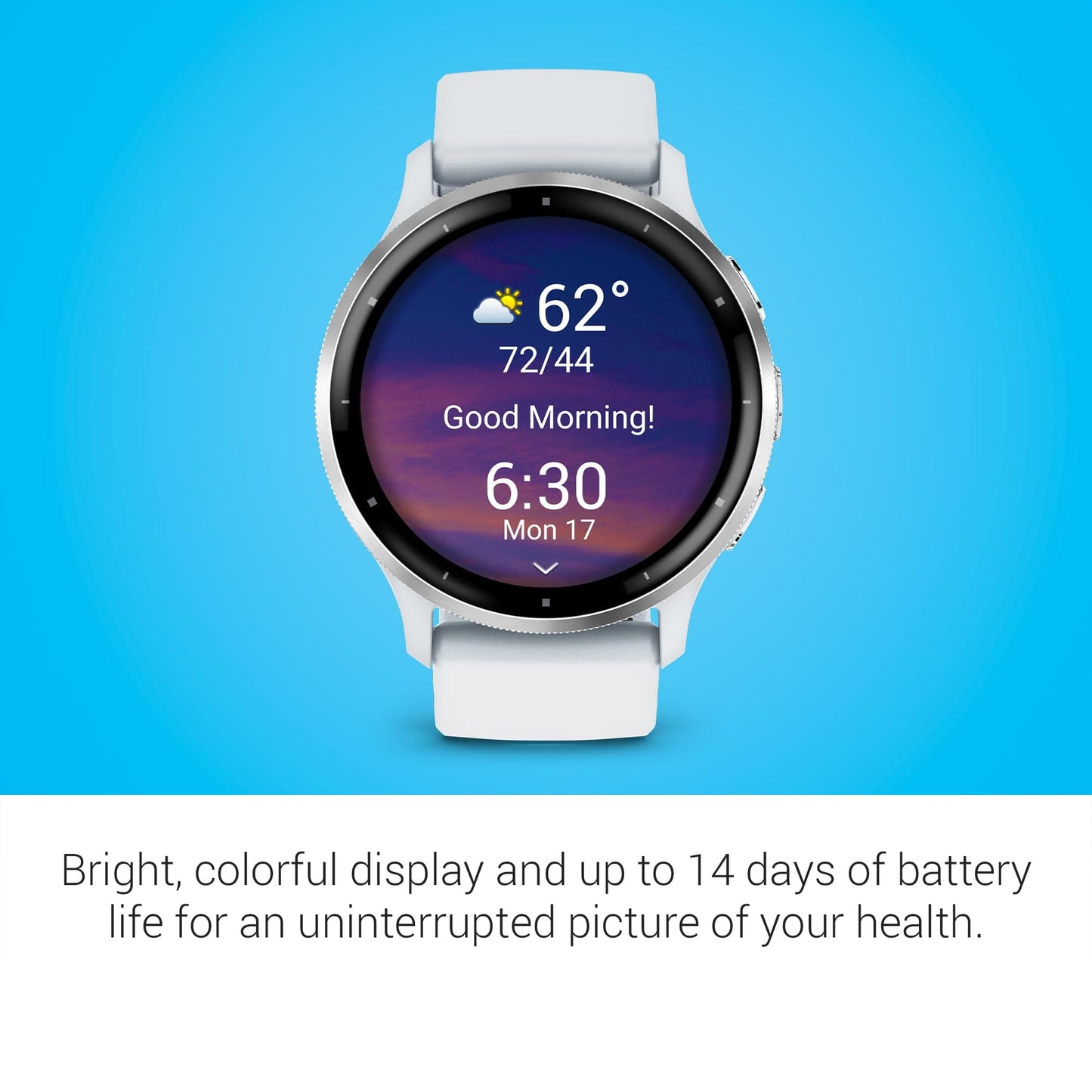 Garmin Venu 3, Smartwatch GPS con Pantalla AMOLED, Negro | Funciones avanzadas de salud y estado físico, duración de la batería de hasta 14 días, monitoreo de energía de la batería corporal con paquete de energía exclusivo
