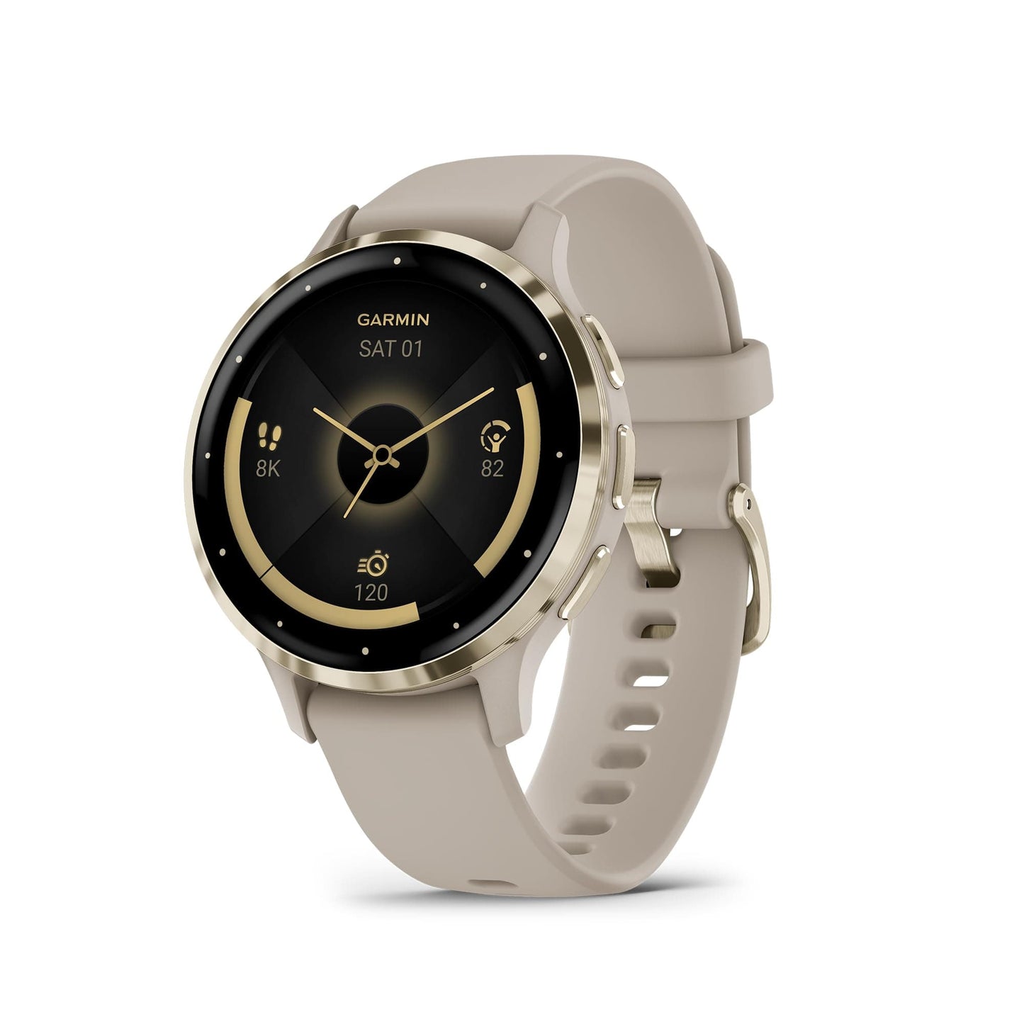 Garmin Venu 3, Smartwatch GPS con Pantalla AMOLED, Negro | Funciones avanzadas de salud y estado físico, duración de la batería de hasta 14 días, monitoreo de energía de la batería corporal con paquete de energía exclusivo