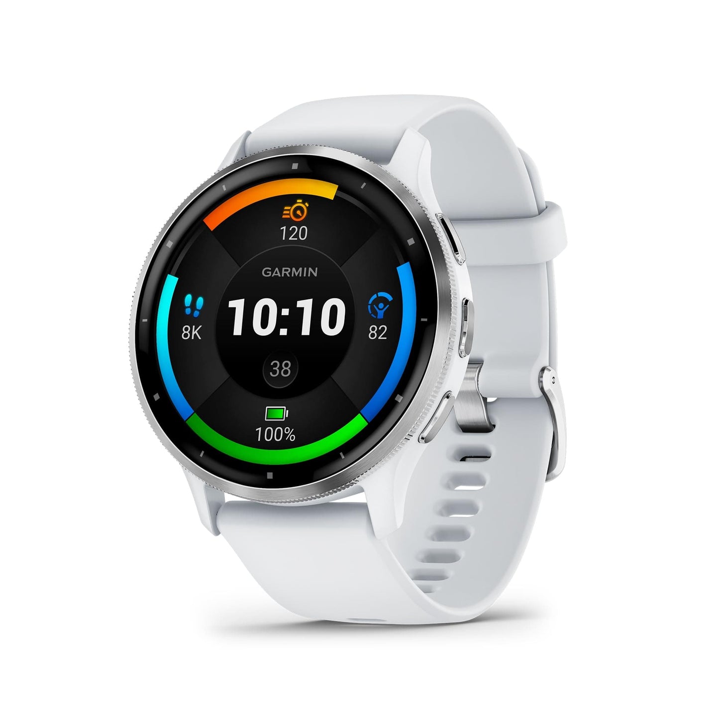 Garmin Venu 3, Smartwatch GPS con Pantalla AMOLED, Negro | Funciones avanzadas de salud y estado físico, duración de la batería de hasta 14 días, monitoreo de energía de la batería corporal con paquete de energía exclusivo