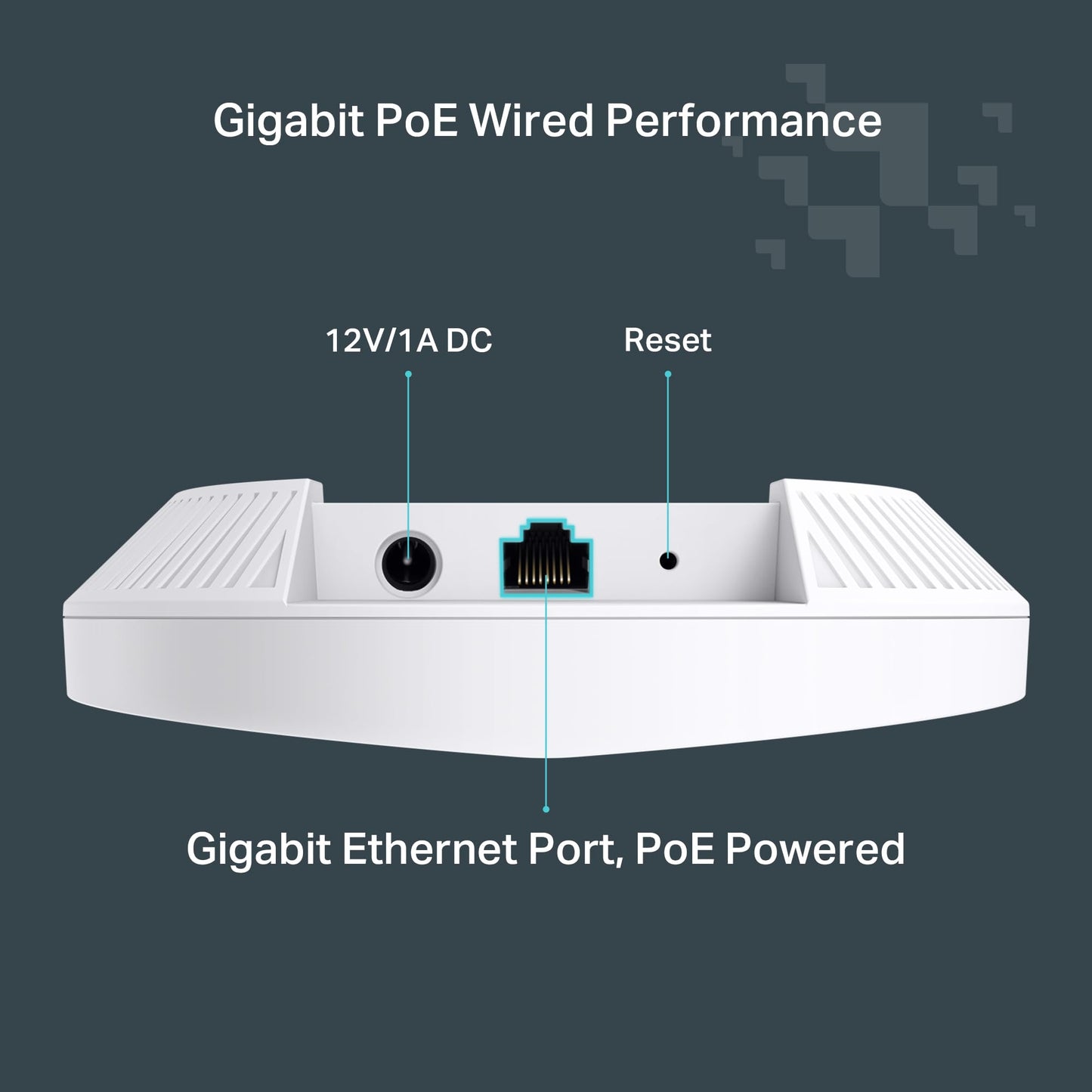 TP-Link EAP610 Ultra-Slim Wireless Access Point for Business | Omada True Wi-Fi 6 AX1800 | DC Adapter Included | Mesh, Seamless Roaming, WPA3, MU-MIMO | Remote & App Control | PoE+ Powered