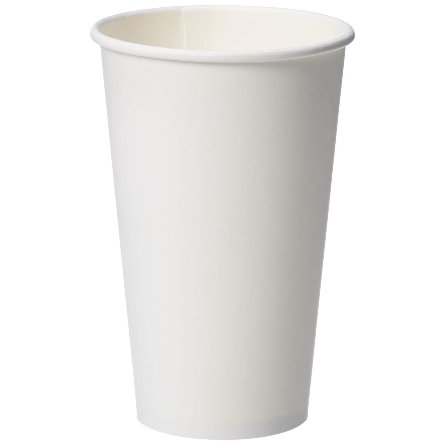 Amazon Basics Compostable Coffee Cups, 8 Ounces, Paper, 1000 Count (Pack of 1), White