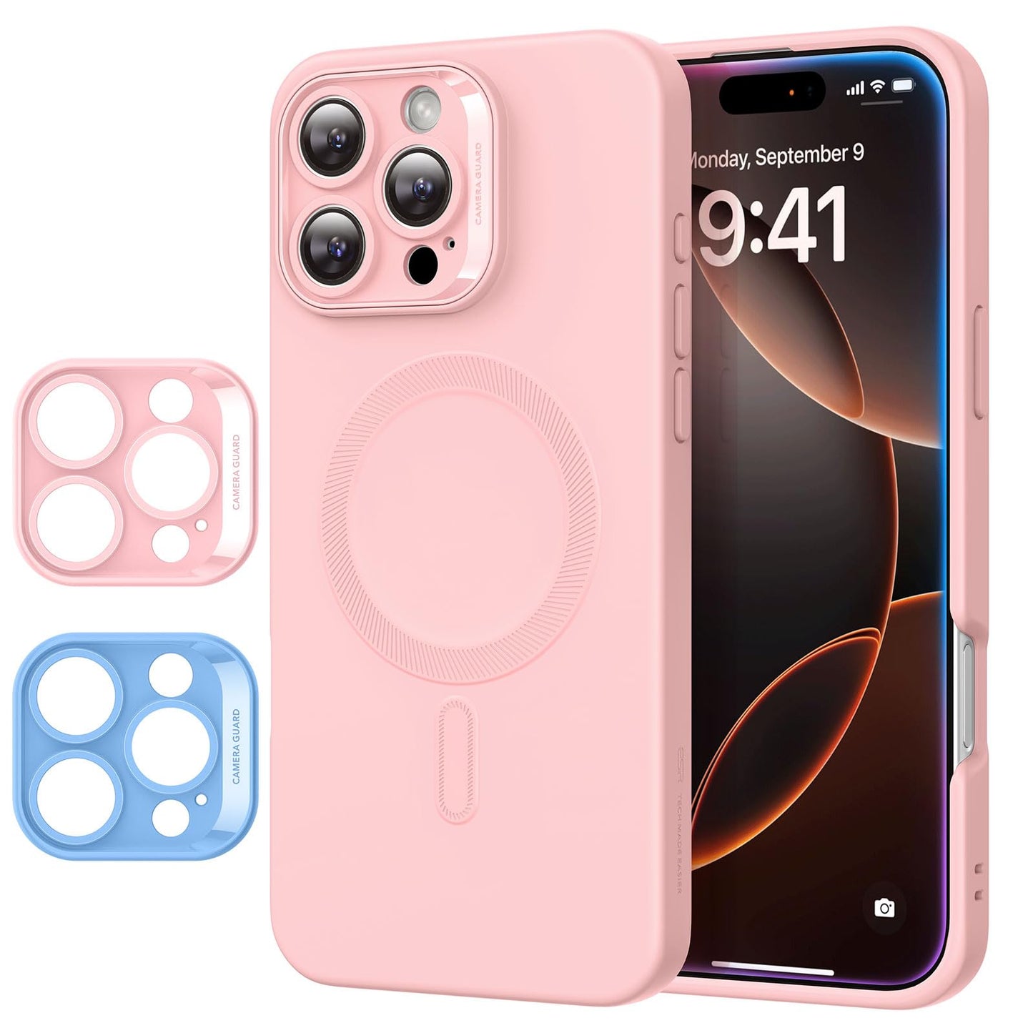 ESR for iPhone 16 Pro Max Case, Compatible with MagSafe, Shockproof Military-Grade Protection, Magnetic Phone Case for iPhone 16 Pro Max 6.9 inch, Clear