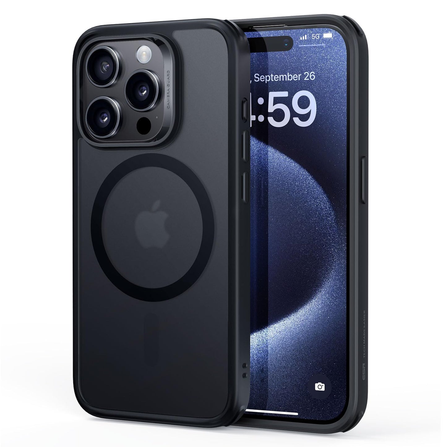 ESR for iPhone 16 Pro Max Case, Compatible with MagSafe, Shockproof Military-Grade Protection, Magnetic Phone Case for iPhone 16 Pro Max 6.9 inch, Clear