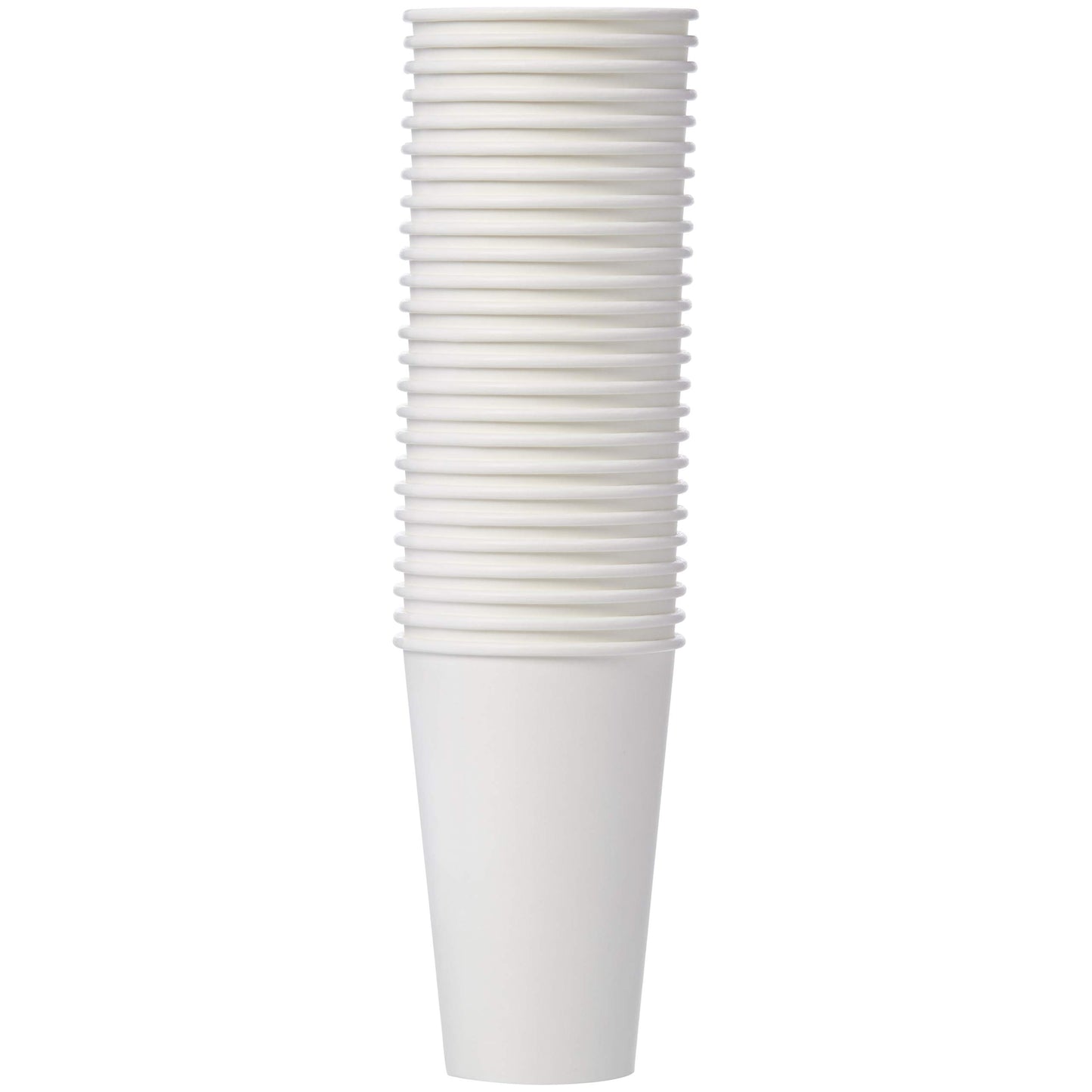 Amazon Basics Compostable Coffee Cups, 8 Ounces, Paper, 1000 Count (Pack of 1), White