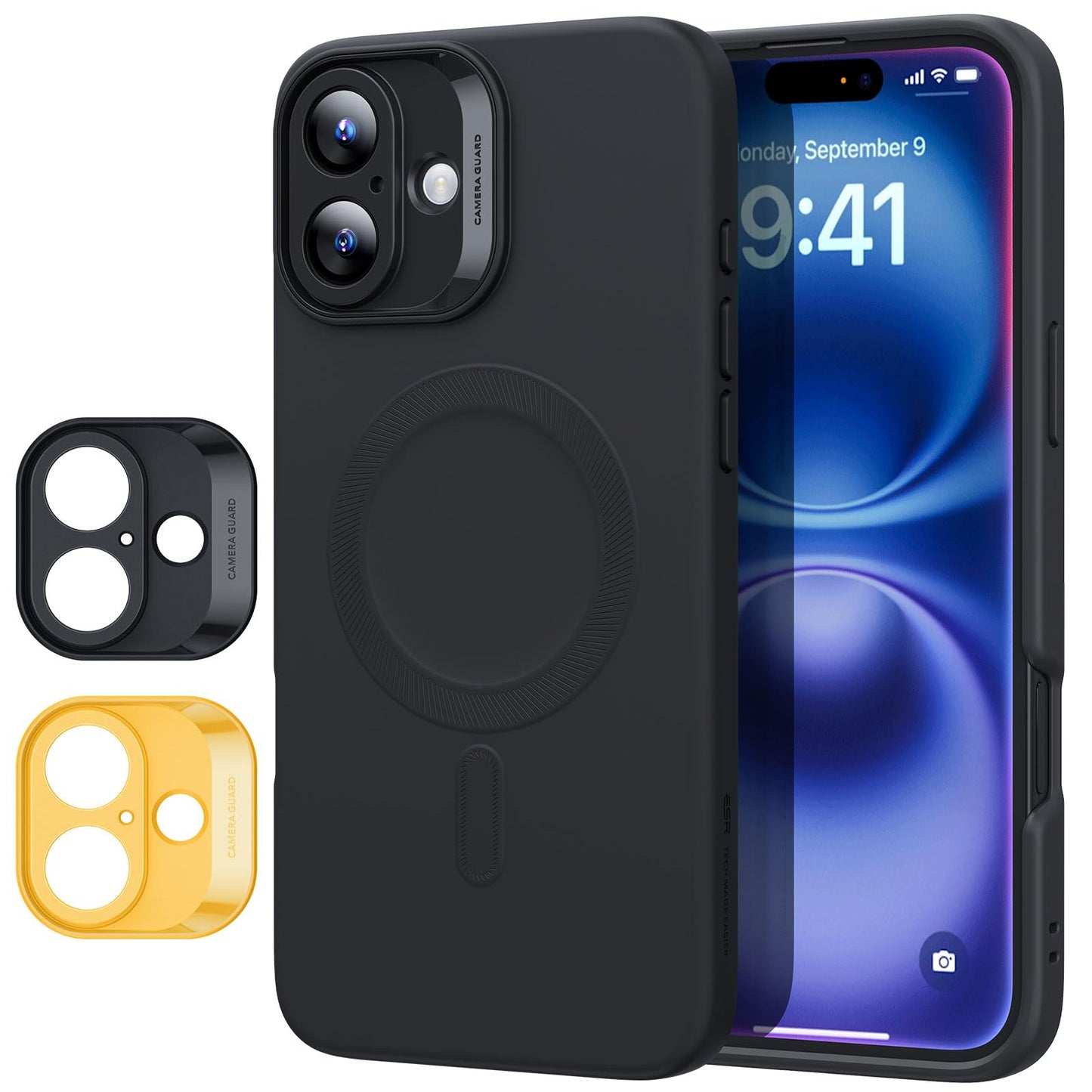 ESR for iPhone 16 Pro Max Case, Compatible with MagSafe, Shockproof Military-Grade Protection, Magnetic Phone Case for iPhone 16 Pro Max 6.9 inch, Clear