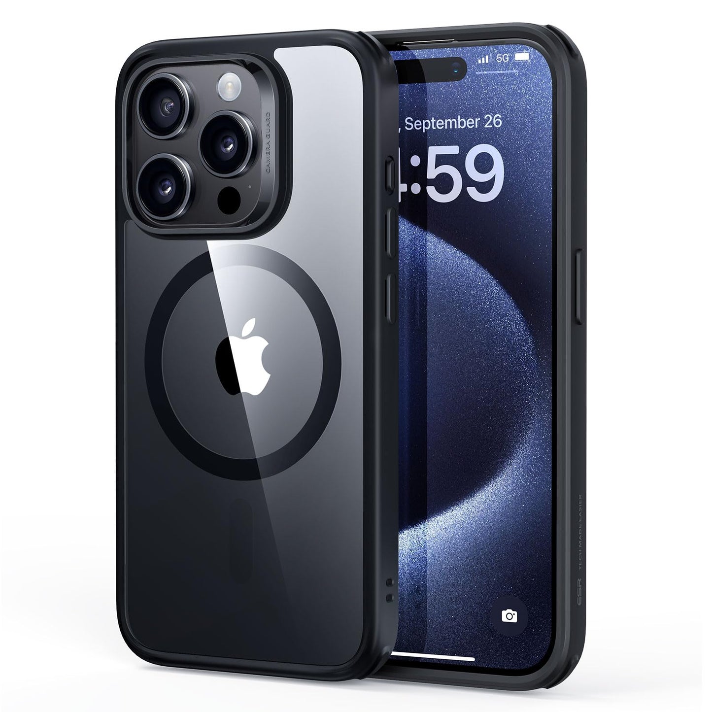 ESR for iPhone 16 Pro Max Case, Compatible with MagSafe, Shockproof Military-Grade Protection, Magnetic Phone Case for iPhone 16 Pro Max 6.9 inch, Clear