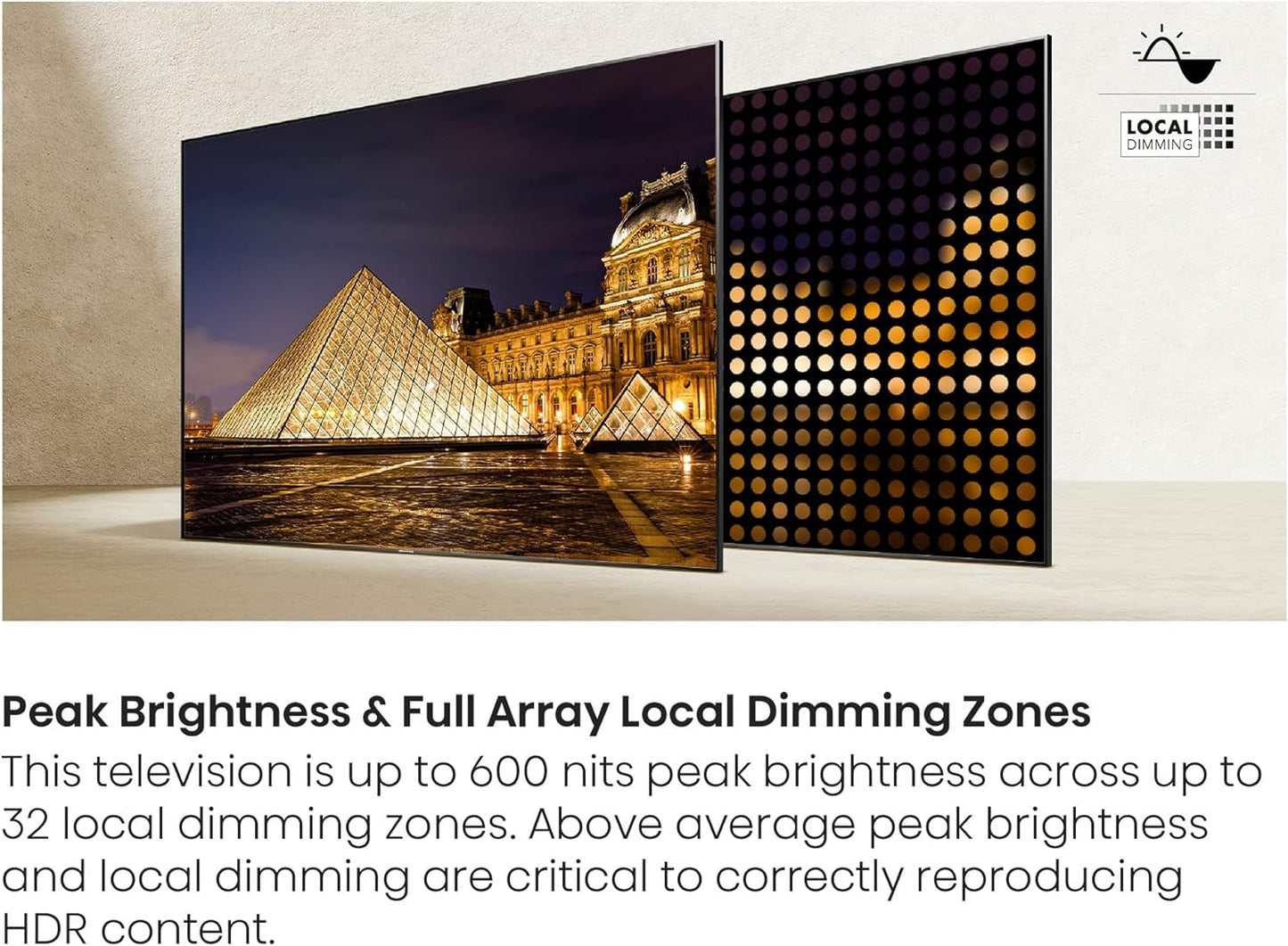 Hisense 65-Inch Class U6HF Series ULED 4K UHD Smart Fire TV (65U6HF, 2023 Model) - QLED, 600-Nit Dolby Vision, Game Mode Plus VRR, HDR 10+, 240 Motion Rate, MEMC, Voice Remote, Compatible with Alexa Xpress