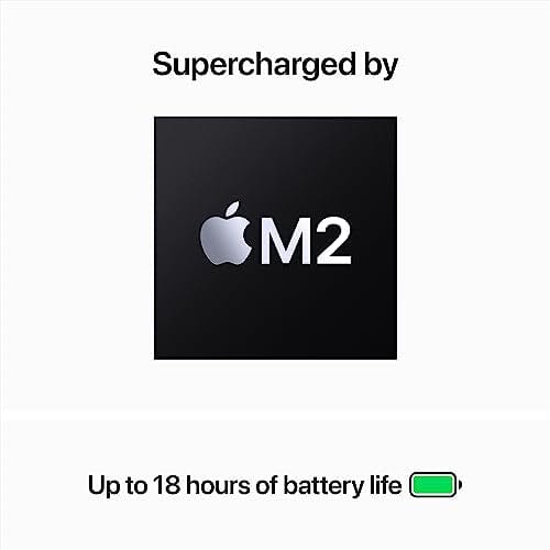 Apple 2023 MacBook Air M2 chip (15 - inch, 8GB RAM, 256GB SSD Storage)(QWERTY English) Silver (Renewed) - Xpressa