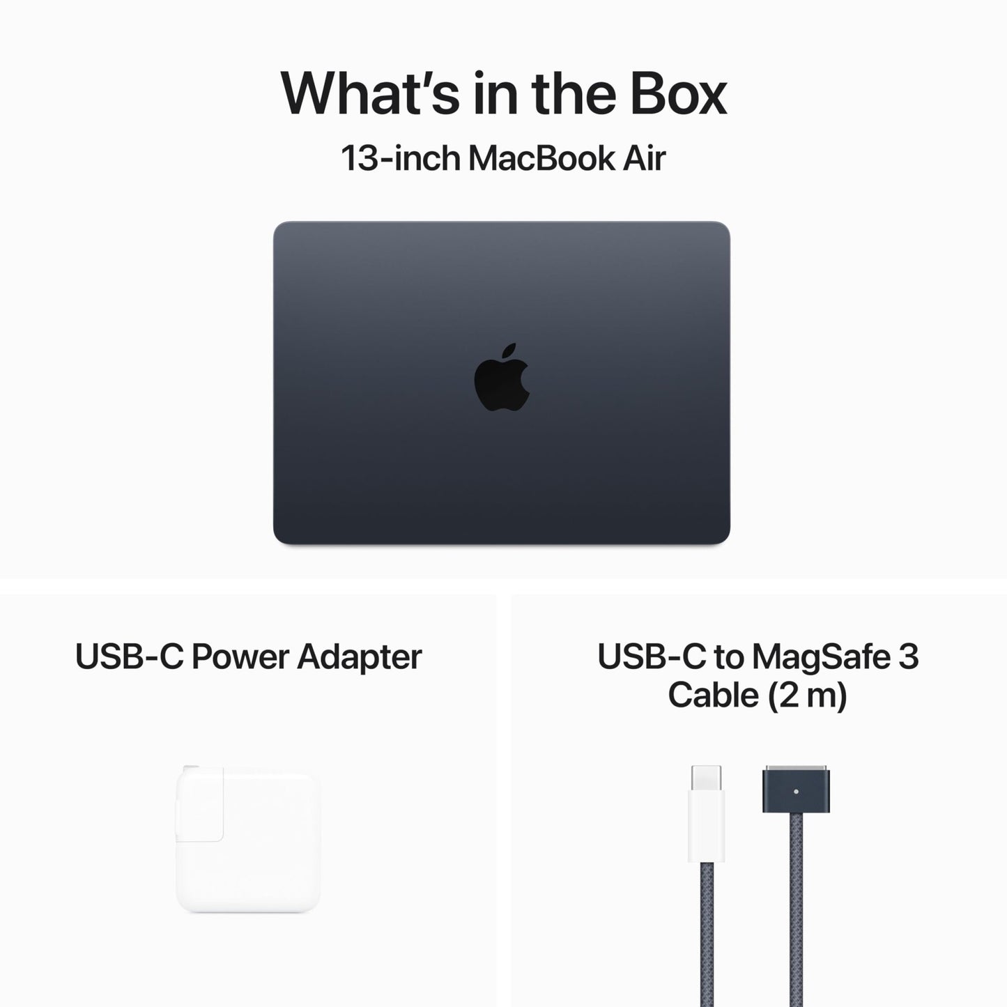 Apple 2024 MacBook Air 13 - inch Laptop with M3 chip: 13.6 - inch Liquid Retina Display, 8GB Unified Memory, 256GB SSD Storage, Backlit Keyboard, 1080p FaceTime HD Camera, Touch ID; Midnight - Xpressa