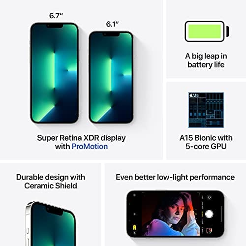 Apple iPhone 13 Pro, 128GB, Graphite - Unlocked (Renewed) - Xpressa