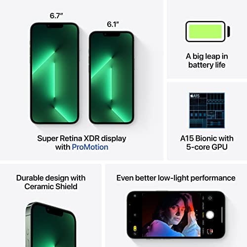 Apple iPhone 13 Pro, 128GB, Graphite - Unlocked (Renewed) - Xpressa