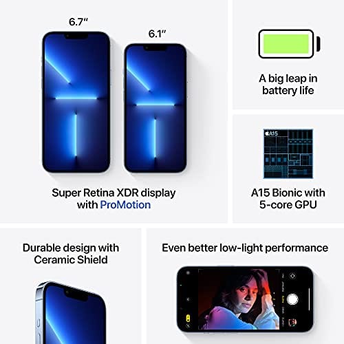 Apple iPhone 13 Pro, 128GB, Graphite - Unlocked (Renewed) - Xpressa