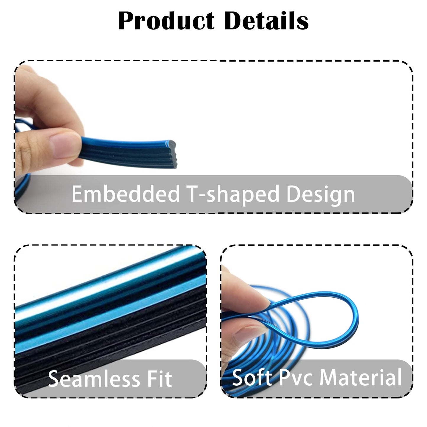 Car Interior Trim Strips,Universal 9.8 ft Car Electroplating Decoration Styling Door Dashboard, Flexible Interior Trim Accessories with Installing Tool(Red) - Xpressa