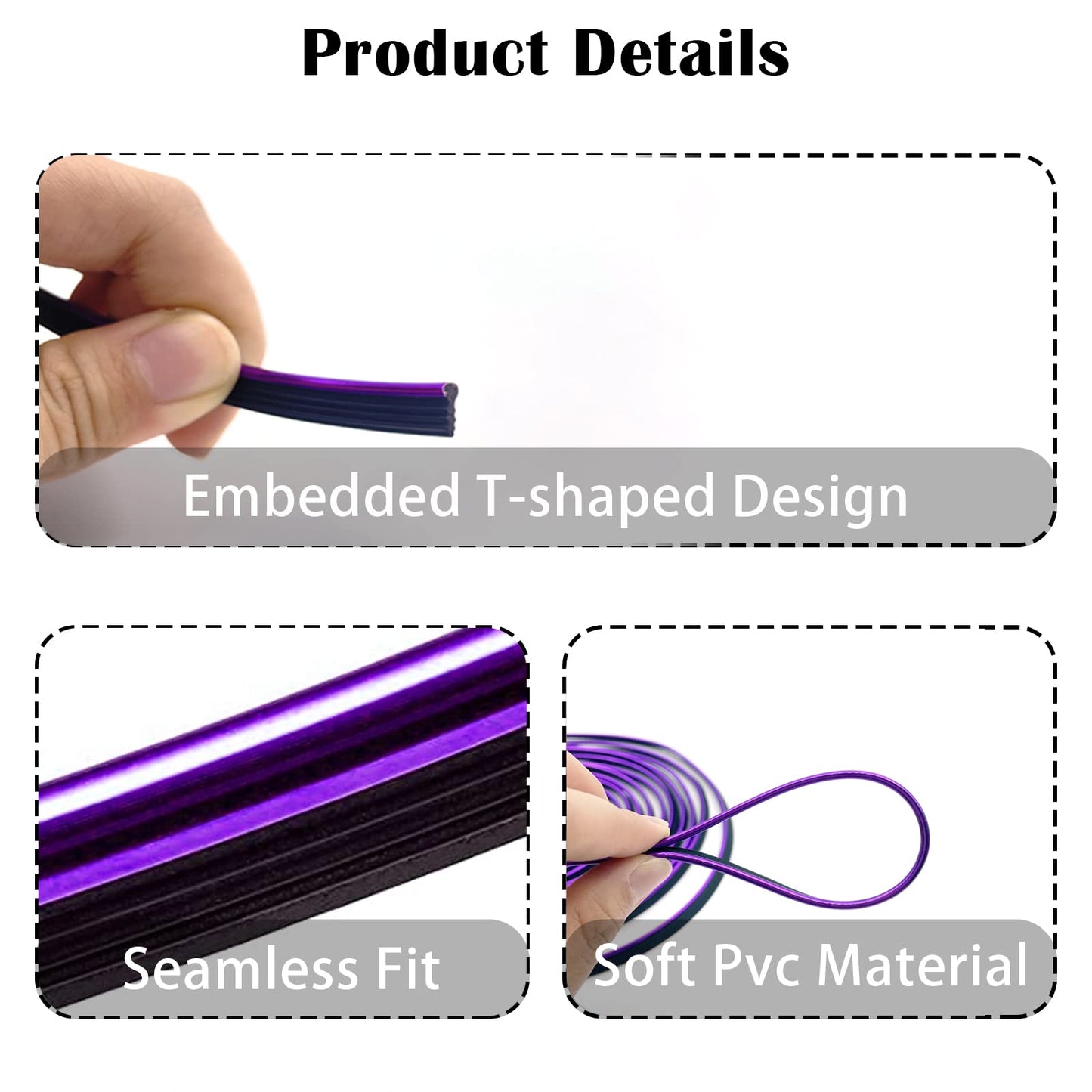 Car Interior Trim Strips,Universal 9.8 ft Car Electroplating Decoration Styling Door Dashboard, Flexible Interior Trim Accessories with Installing Tool(Red) - Xpressa