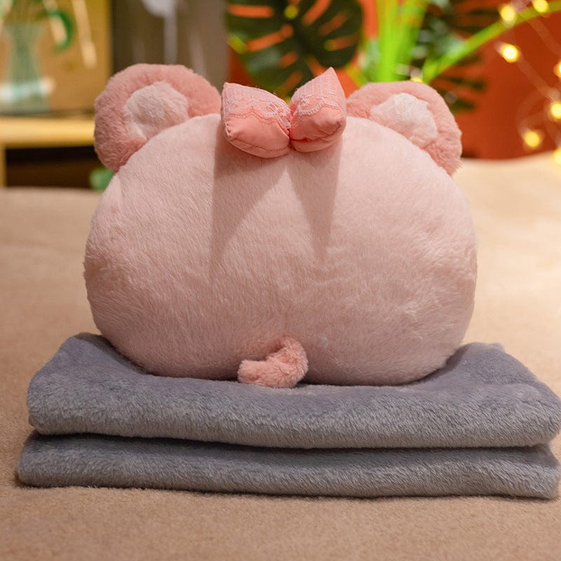 Cartoon Dinosaur Lion Plush Pillow Blanket Dual - use Cute Girl Sleeping Pillow Cushion - Xpressa