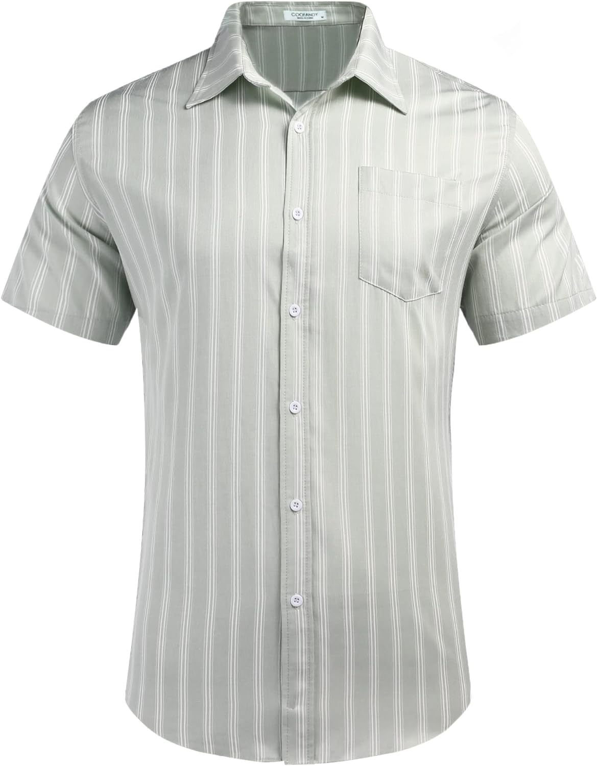 COOFANDY Men's Linen Shirts Casual Button Down Short Sleeve Summer Beach Shirt Hawaiian Vacation Shirts - Xpressa