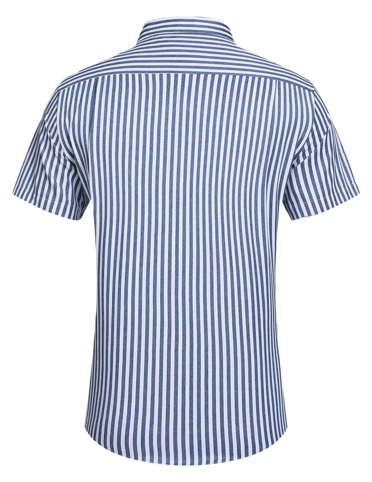 COOFANDY Men's Linen Shirts Casual Button Down Short Sleeve Summer Beach Shirt Hawaiian Vacation Shirts - Xpressa