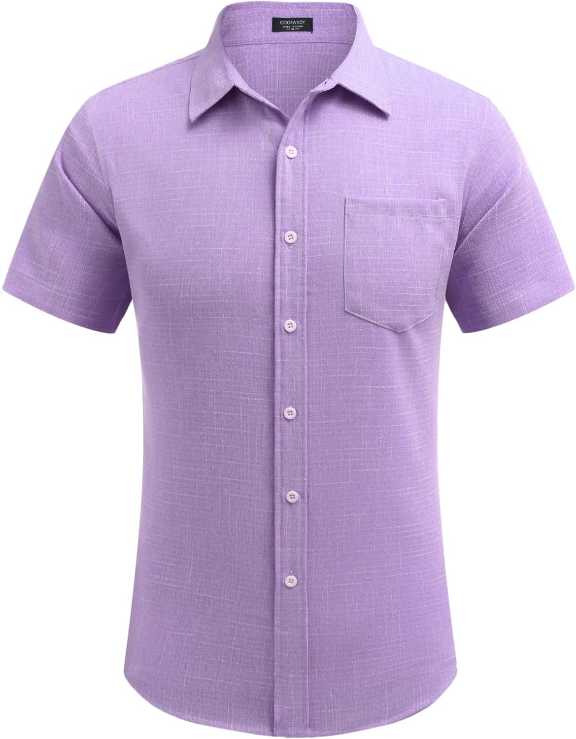 COOFANDY Men's Linen Shirts Casual Button Down Short Sleeve Summer Beach Shirt Hawaiian Vacation Shirts - Xpressa