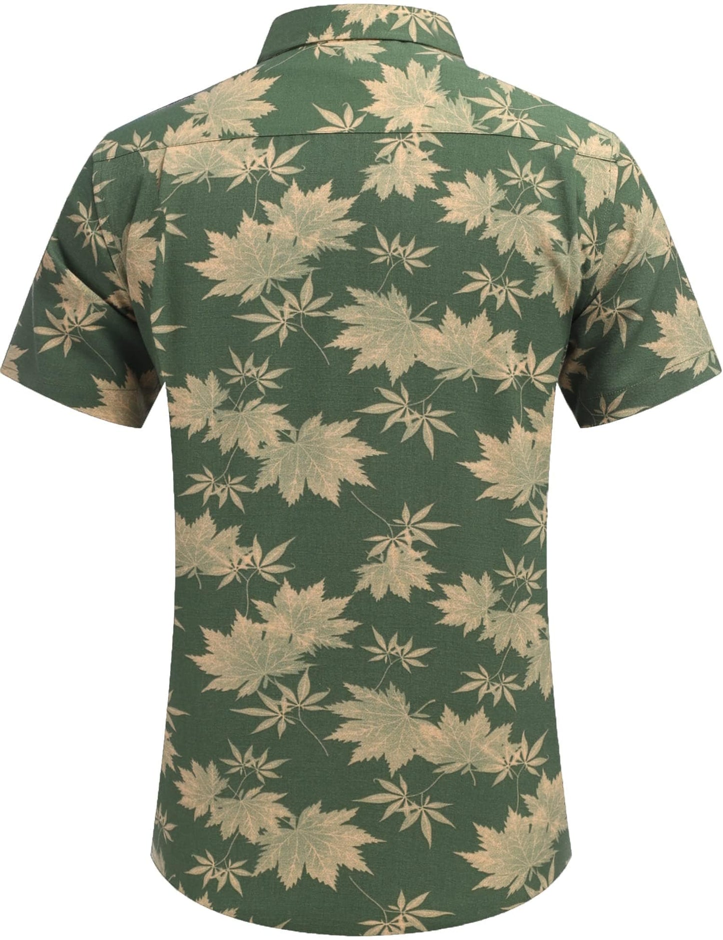 COOFANDY Men's Linen Shirts Casual Button Down Short Sleeve Summer Beach Shirt Hawaiian Vacation Shirts - Xpressa