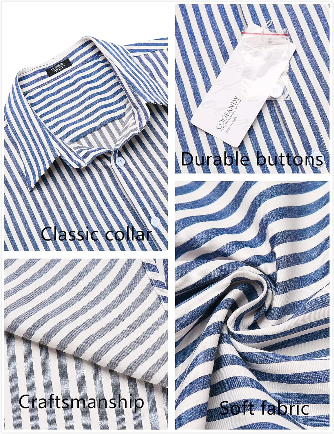 COOFANDY Men's Linen Shirts Casual Button Down Short Sleeve Summer Beach Shirt Hawaiian Vacation Shirts - Xpressa