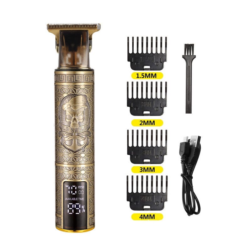 Digital Display Electric Stainless Steel Hair Clipper - Xpressa