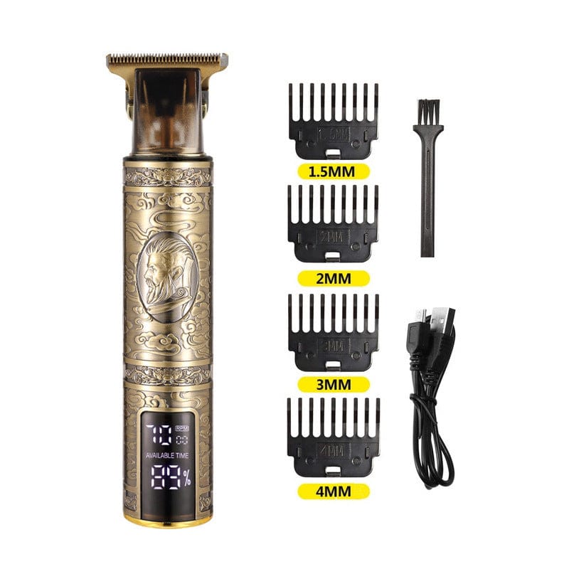 Digital Display Electric Stainless Steel Hair Clipper - Xpressa