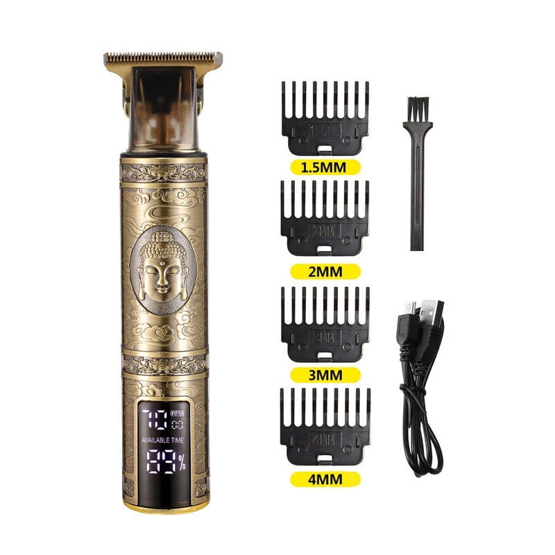 Digital Display Electric Stainless Steel Hair Clipper - Xpressa