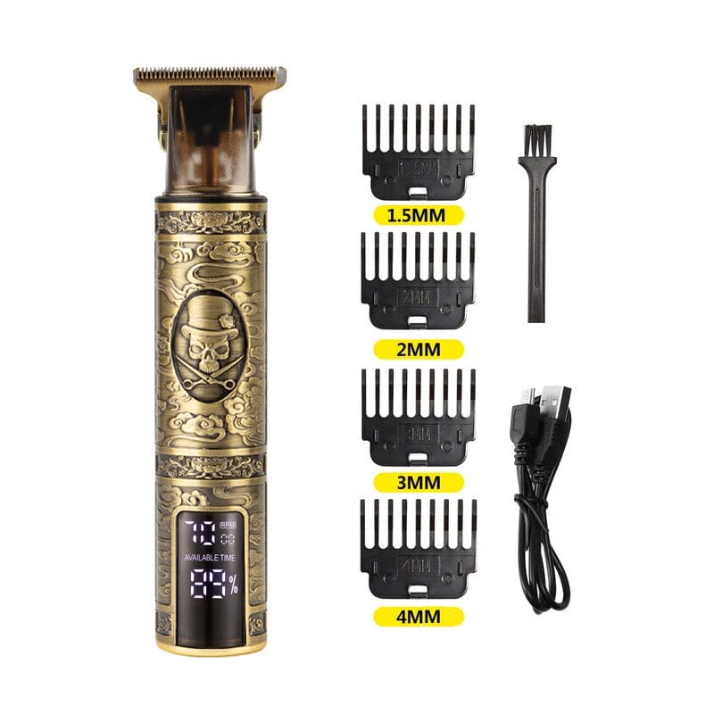 Digital Display Electric Stainless Steel Hair Clipper - Xpressa