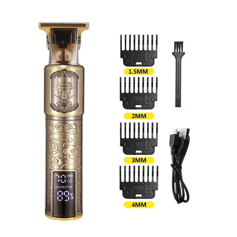 Digital Display Electric Stainless Steel Hair Clipper - Xpressa