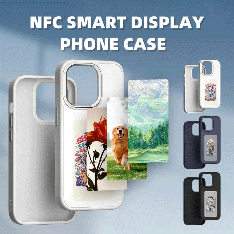 E - ink Screen Phone Case Unlimited Screen Projection Personalized Phone Cover Battery Free New Designer Luxury Phone Case - Xpressa