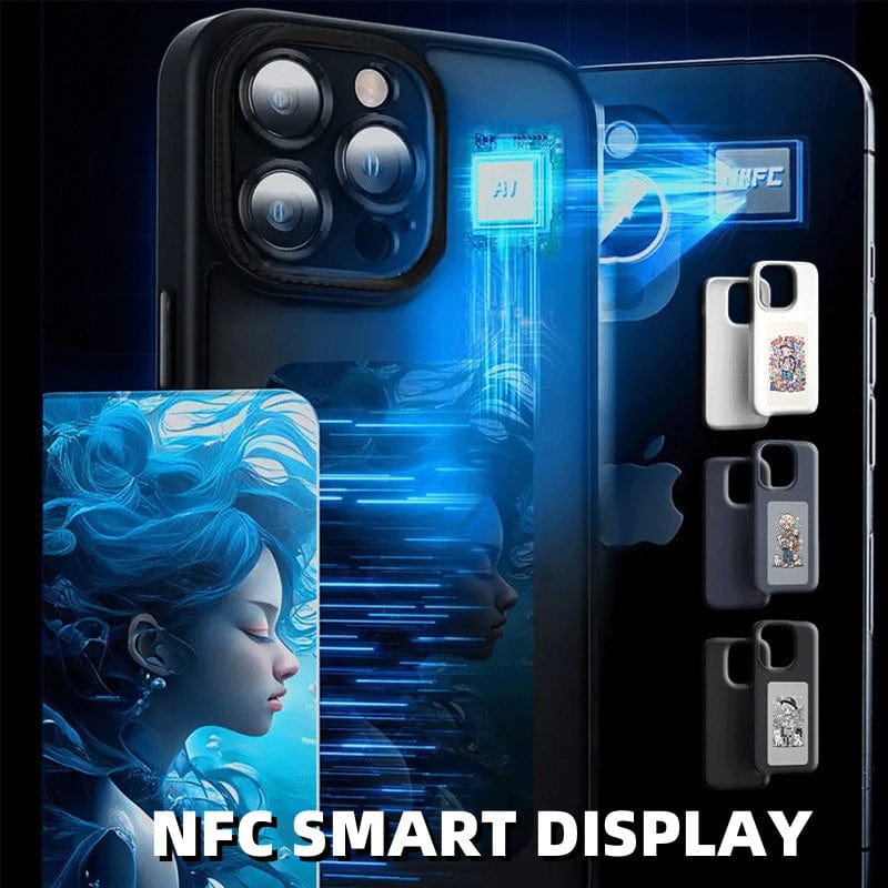 E - ink Screen Phone Case Unlimited Screen Projection Personalized Phone Cover Battery Free New Designer Luxury Phone Case - Xpressa