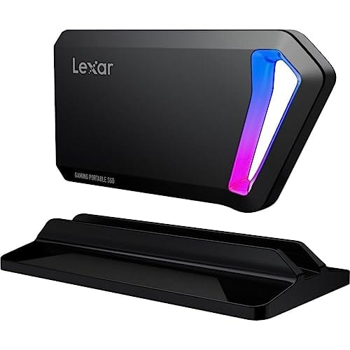 Lexar 2TB SL500 Portable SSD, Up to 2000 MB/s Read, Compatible w/Type - C Laptops, iPhone 15, Smartphones, Tablets, PS5, Xbox, USB 3.2 Gen 2x2, Slim and Lightweight, External SSD (LSL500X002T - RNBNU) - Xpressa