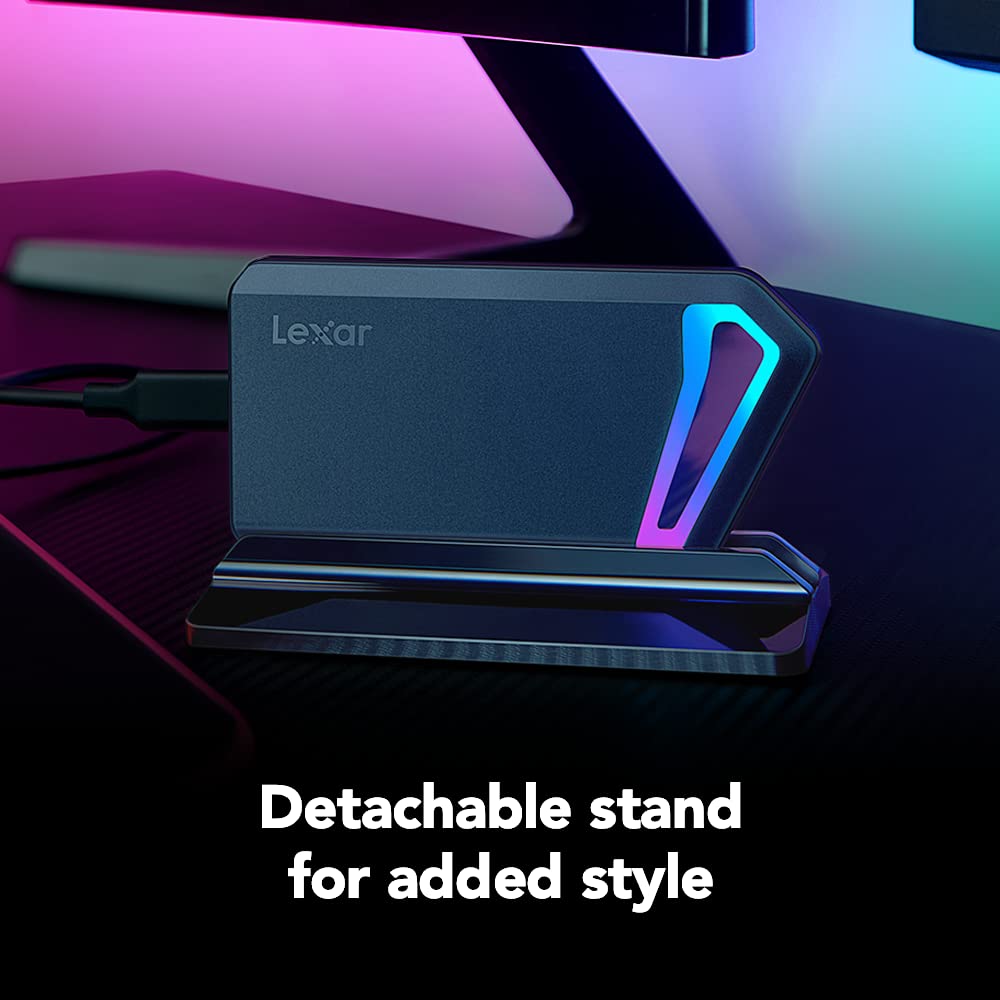 Lexar 2TB SL500 Portable SSD, Up to 2000 MB/s Read, Compatible w/Type - C Laptops, iPhone 15, Smartphones, Tablets, PS5, Xbox, USB 3.2 Gen 2x2, Slim and Lightweight, External SSD (LSL500X002T - RNBNU) - Xpressa