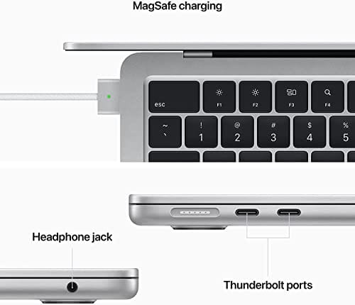 2022 Apple MacBook Air Laptop with Apple M2 chip (13.6 - inch, 8GB RAM, 256GB SSD Storage) Midnight (Renewed) - Xpressa
