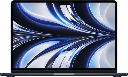 2022 Apple MacBook Air Laptop with Apple M2 chip (13.6 - inch, 8GB RAM, 256GB SSD Storage) Midnight (Renewed) - Xpressa