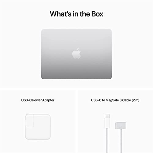 2022 Apple MacBook Air Laptop with Apple M2 chip (13.6 - inch, 8GB RAM, 256GB SSD Storage) Midnight (Renewed) - Xpressa