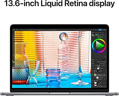 2022 Apple MacBook Air Laptop with Apple M2 chip (13.6 - inch, 8GB RAM, 256GB SSD Storage) Midnight (Renewed) - Xpressa