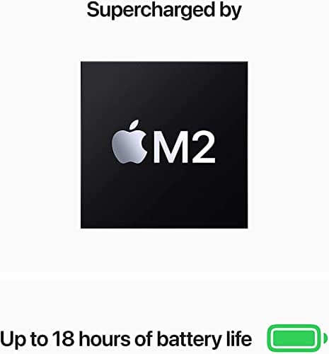 2022 Apple MacBook Air Laptop with Apple M2 chip (13.6 - inch, 8GB RAM, 256GB SSD Storage) Midnight (Renewed) - Xpressa