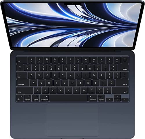 2022 Apple MacBook Air Laptop with Apple M2 chip (13.6 - inch, 8GB RAM, 256GB SSD Storage) Midnight (Renewed) - Xpressa
