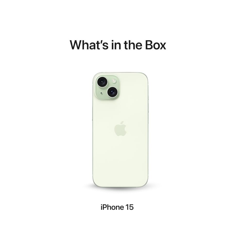 Apple iPhone 15, 128GB, Black - Unlocked (Renewed Premium)