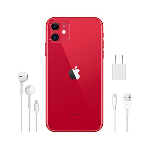 Apple iPhone 11 [64GB, Black] + Carrier Subscription [Cricket Wireless]