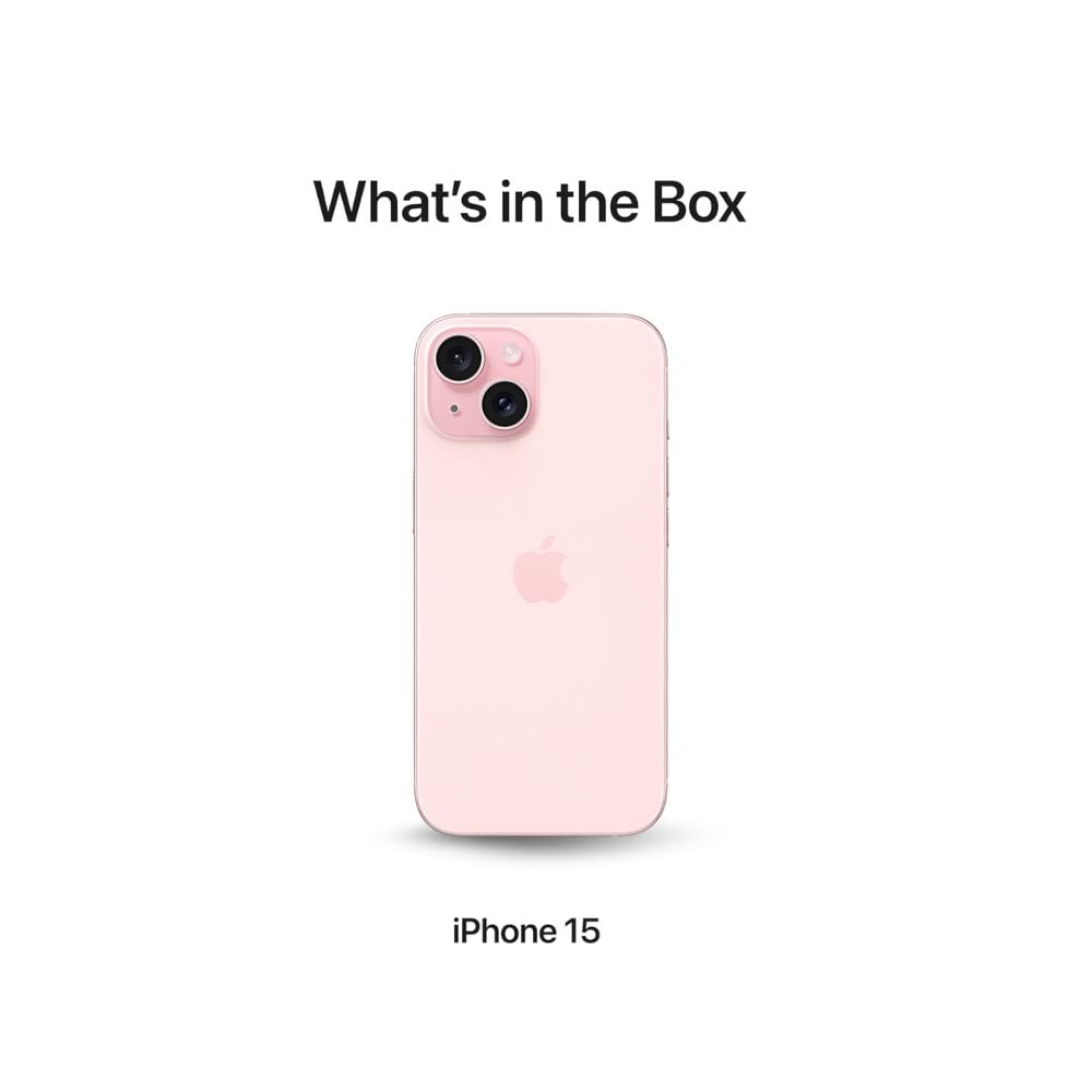 Apple iPhone 15, 128GB, Black - Unlocked (Renewed Premium)