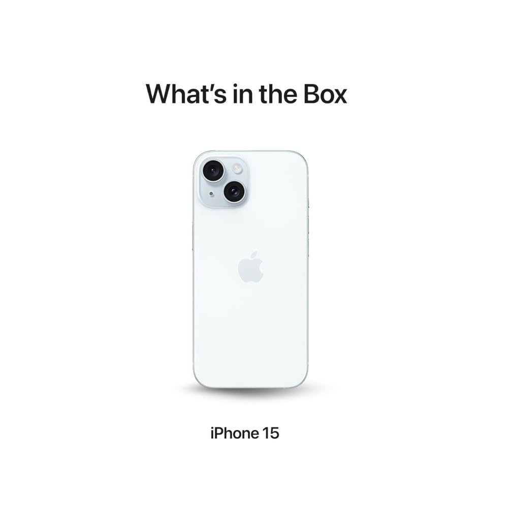 Apple iPhone 15, 128GB, Black - Unlocked (Renewed Premium)