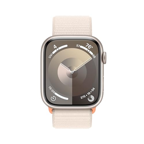 Apple Watch Series 9 [GPS + Cellular 45mm] Smartwatch with Pink Aluminum Case with Pink Sport Band M/L. Fitness Tracker, Blood Oxygen & ECG Apps, Always-On Retina Display (Renewed)